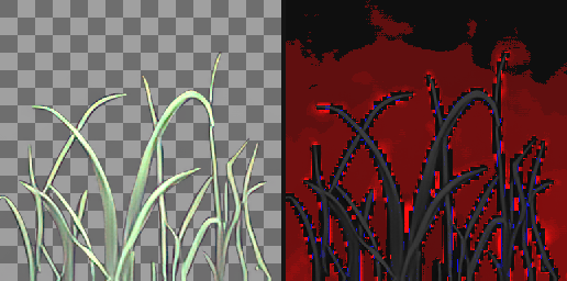 T032 HD texture and alpha differences