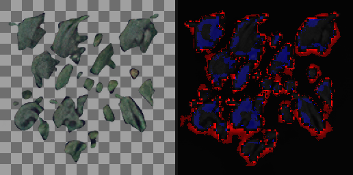 T024 HD texture and alpha differences