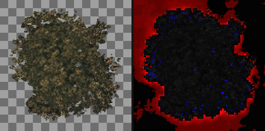 T035 HD texture and alpha differences