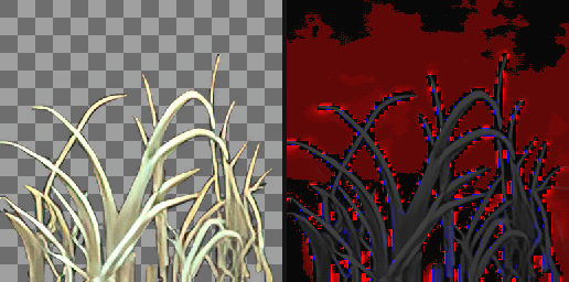 T049 HD texture and alpha differences