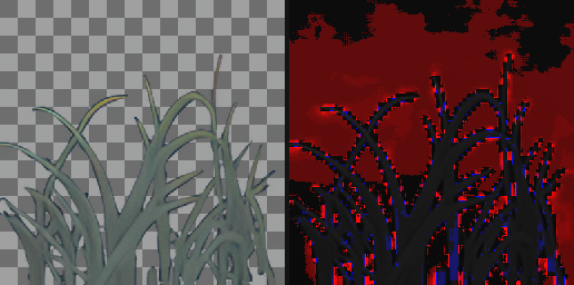 T030 HD texture and alpha differences