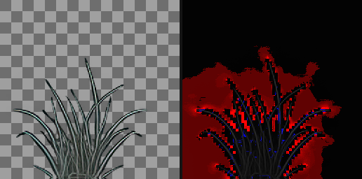 T055 HD texture and alpha differences