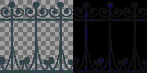 T011 HD texture and alpha differences