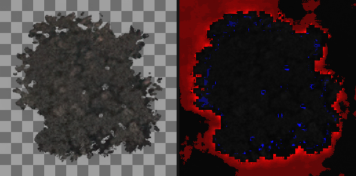 T064 HD texture and alpha differences