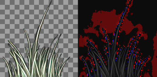 T051 HD texture and alpha differences