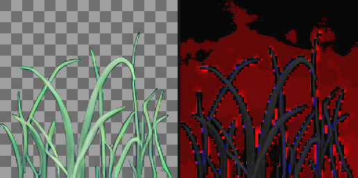 T023 HD texture and alpha differences