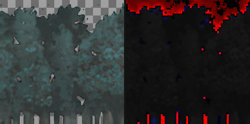 T031 HD texture and alpha differences