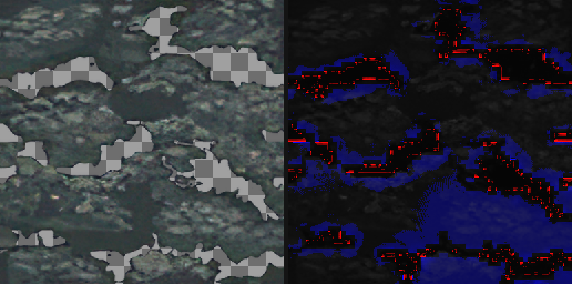 T033 HD texture and alpha differences