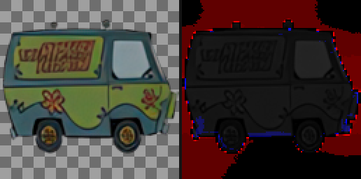 T076 HD texture and alpha differences