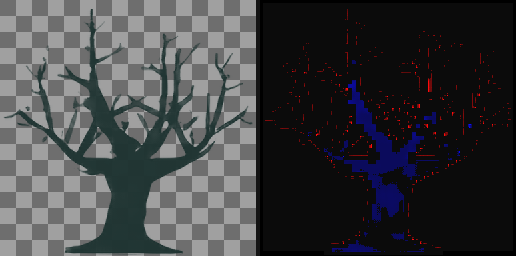 T013 HD texture and alpha differences