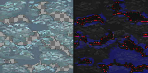 T052 HD texture and alpha differences