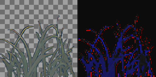 T056 HD texture and alpha differences