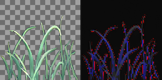 T014 HD texture and alpha differences