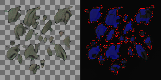 T015 HD texture and alpha differences